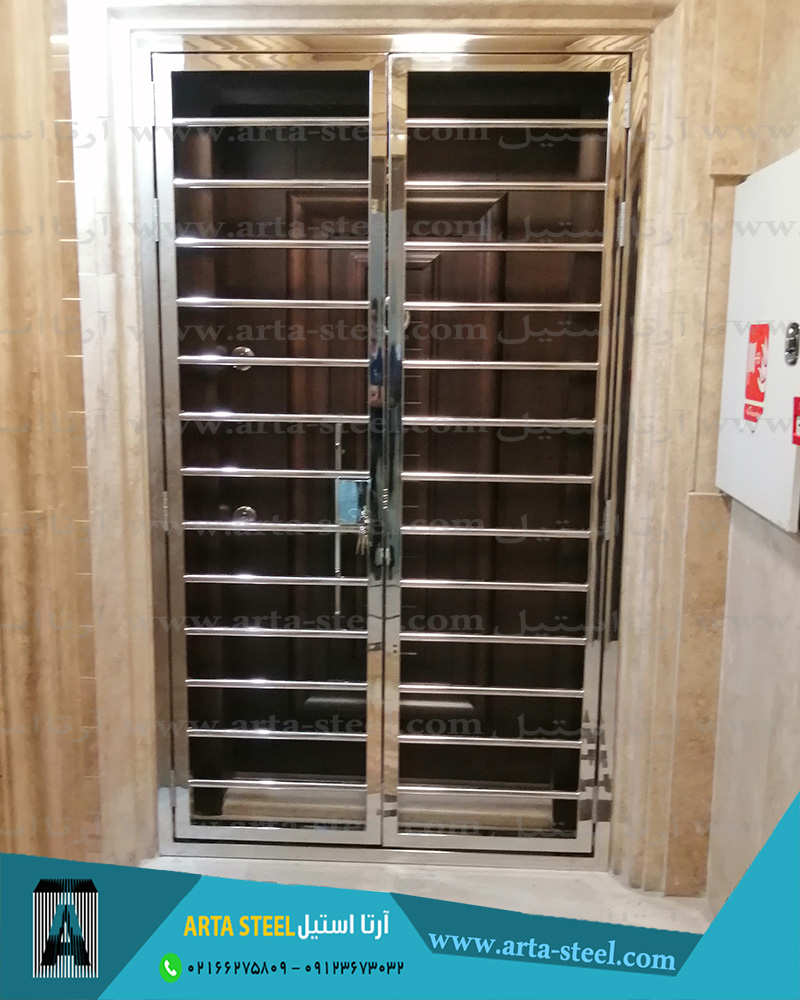 حفاظ استیل درب آپارتمان